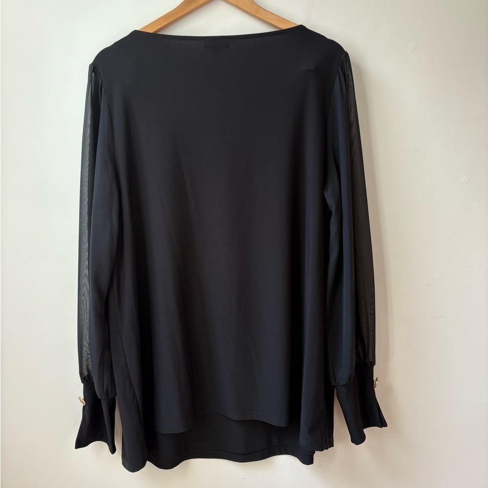 NWT Laura Chiffon Sleeve Top​ - Picture 3 of 13